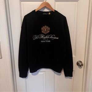 Polo by Ralph Lauren Black and Gold Crewneck Sweater